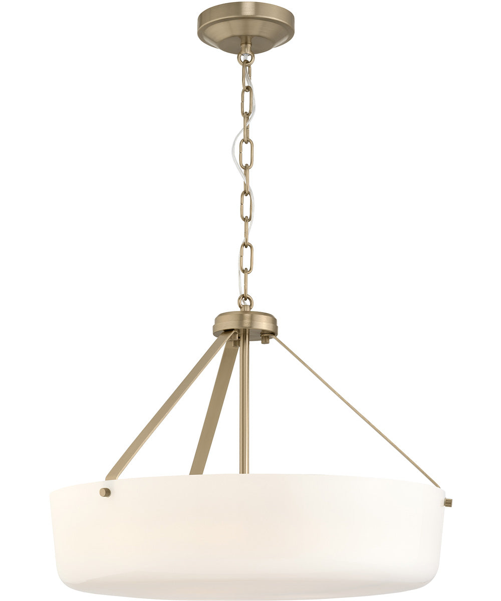Lieon 3-Light Convertible Pendant Champagne Bronze