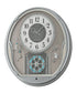 16"H Melodies in Motion Clock  with 18 Melodies