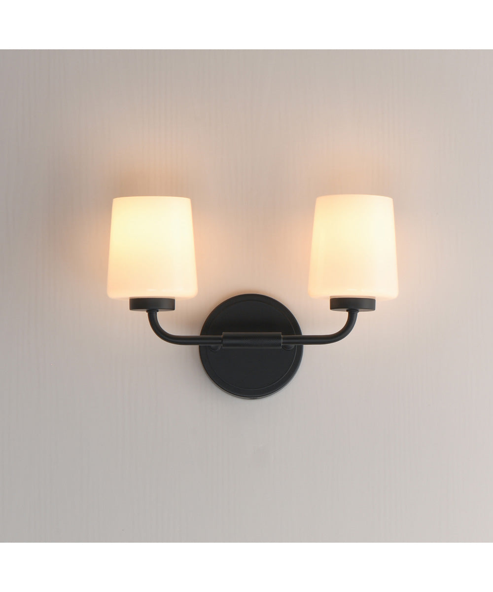 Durham 2-Light Sconce Black
