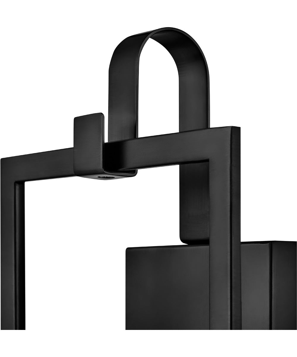 Stassi 1-Light Medium Single Light Sconce in Black