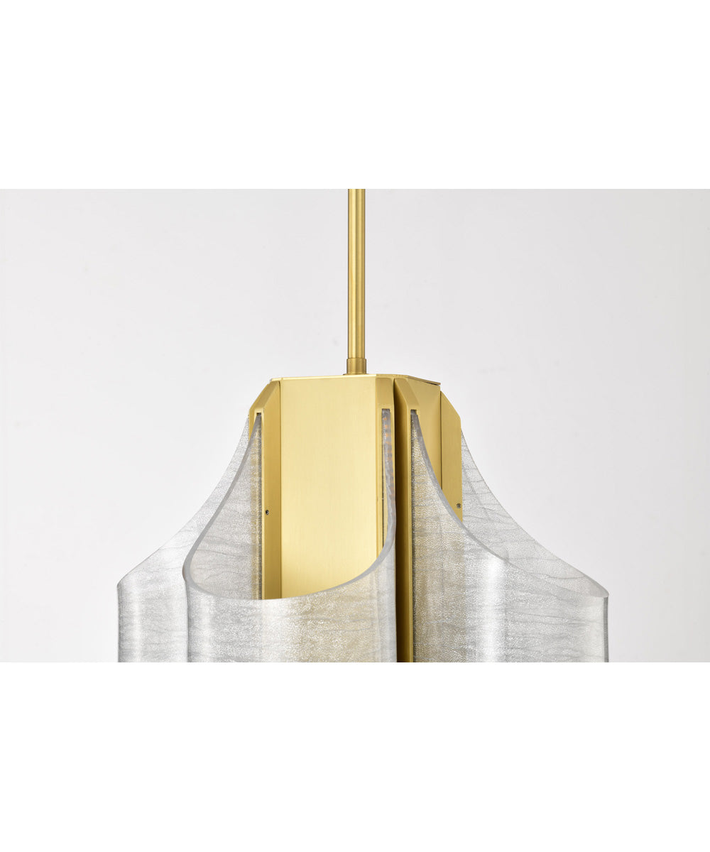 Idris  Pendant Vintage Brass