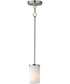 Lateral Mini Pendant Satin Nickel