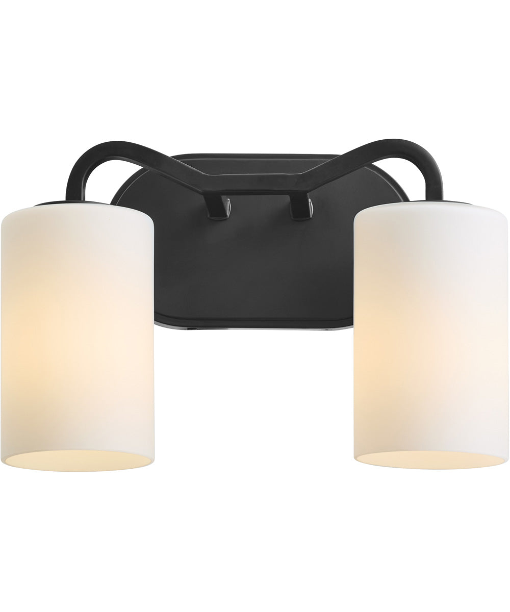Rutherford 2-light Bath Vanity Light Matte Black