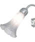 14" Wide Gray Tiffany Pond Lily 2 Light Wall Sconce
