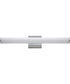 Rail 24 inch LED Bath Vanity 5CCT Polished Chrome