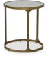 Korajane Round End Table Antique Gold