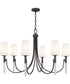 Eloura 6-light Chandelier Iron Gate