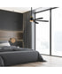 Petals 60 inch 6-Blade Fan w LED Black / Gold