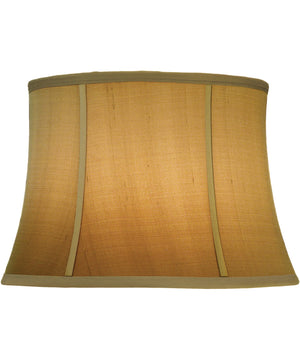 13x16x11 Tan Silk Shantung Modified Bell Softback Lampshade