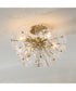 Emelie 4-Light Semi-Flush Matte Brass