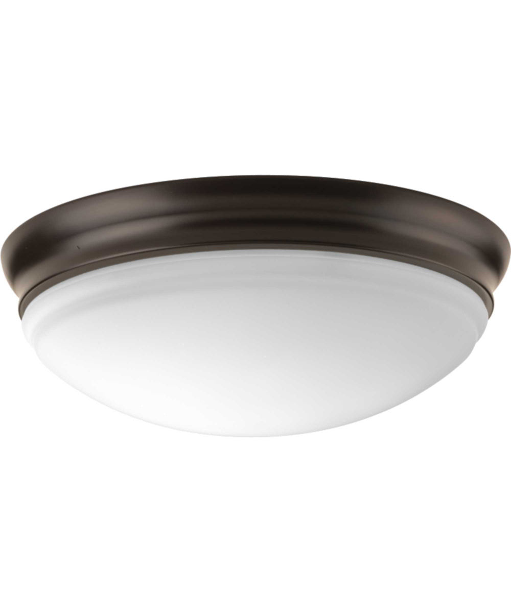 1-Light 11" LED Flush Mount Antique Bronze