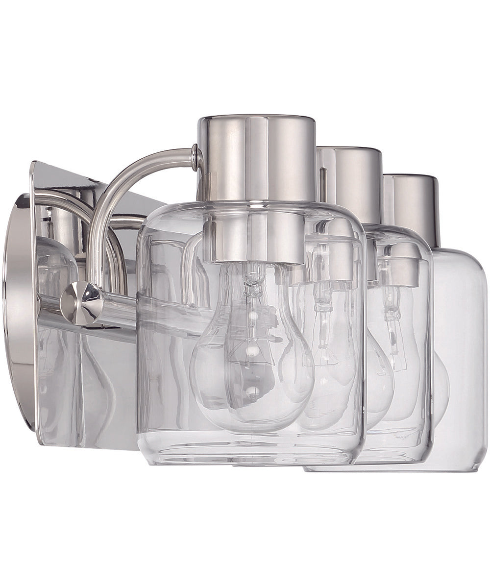 Rori 3-Light Lighting Polished Nickel