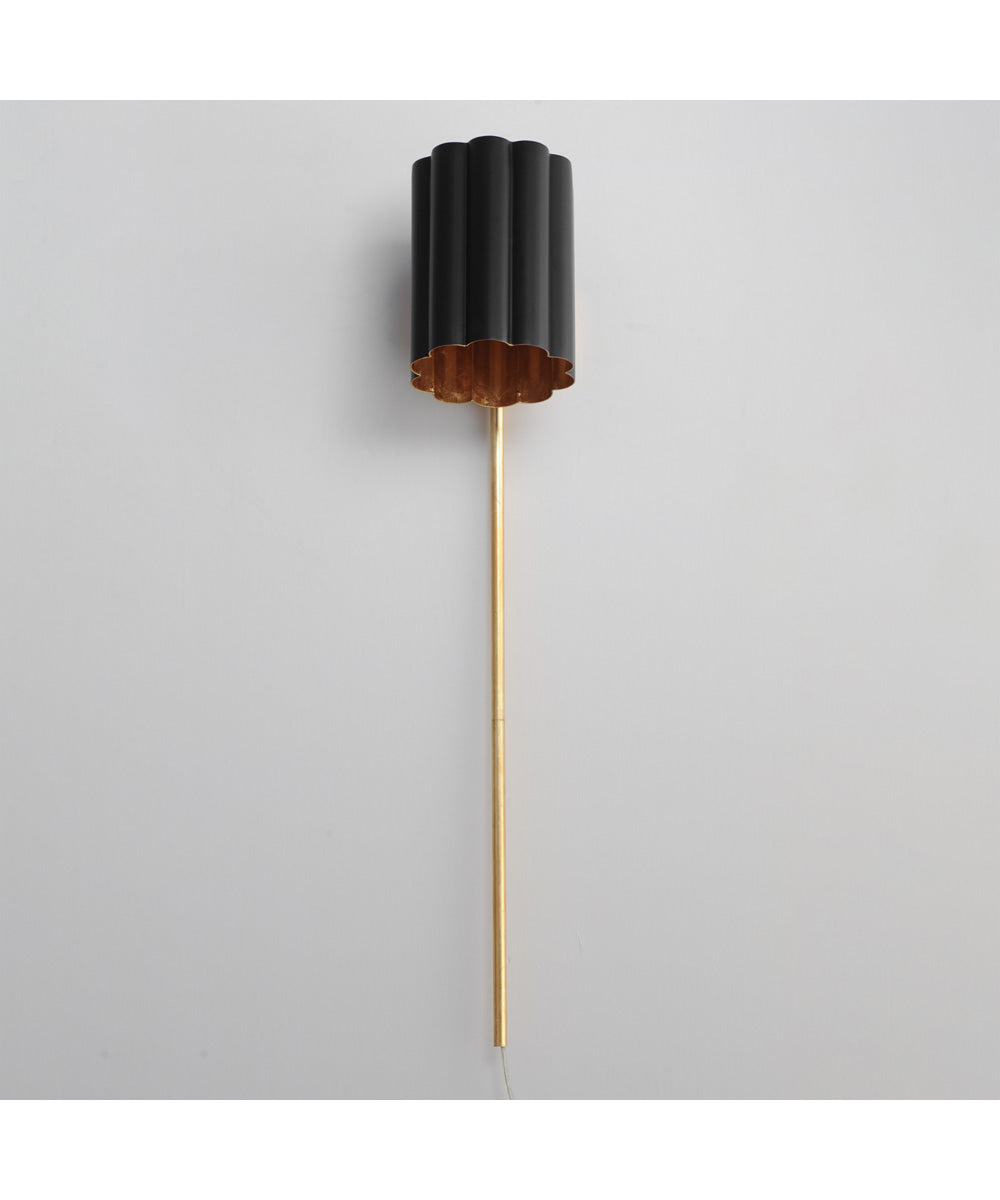 Primrose 1-Light Wall Sconce Gold Leaf