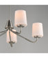 Durham 5-Light Chandelier Satin Nickel