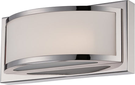 10"W Mercer 1-Light LED Vanity & Wall Light Polished Nickel