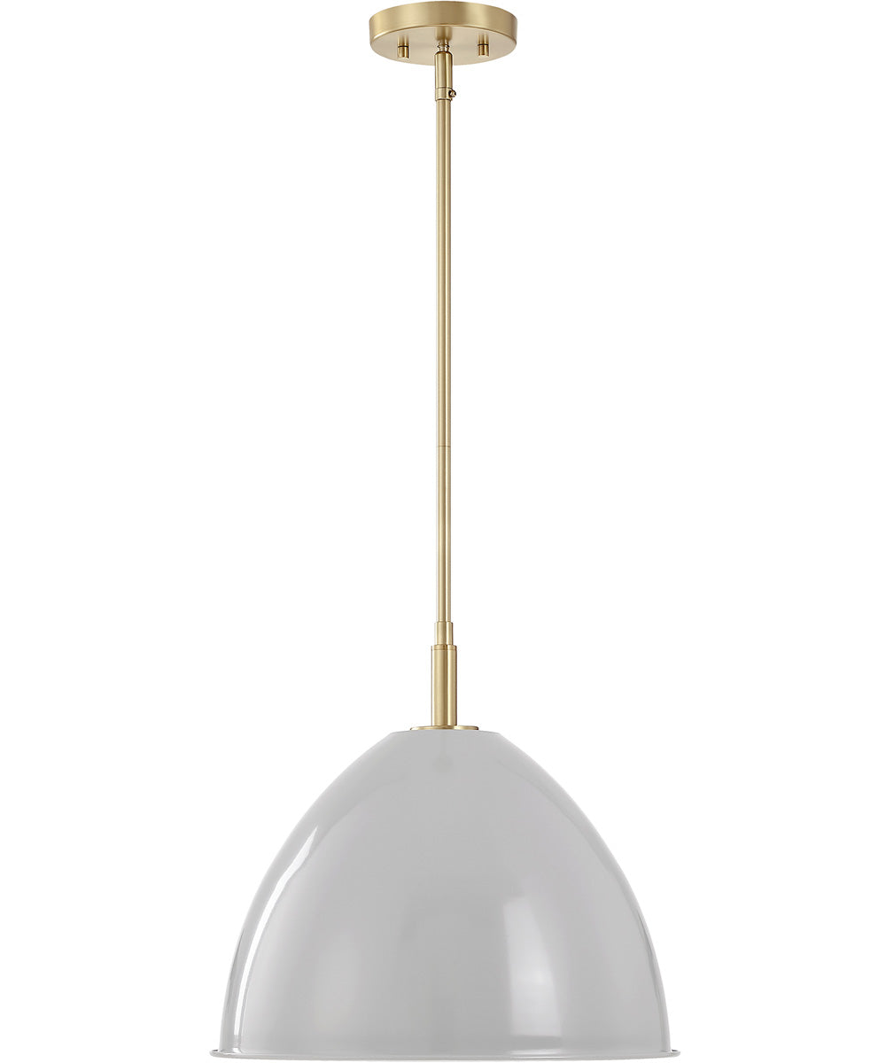 Biba 1 Light Pendant Brushed Gold