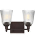 Julip 2-Light Bath Vanity Dark Bronze