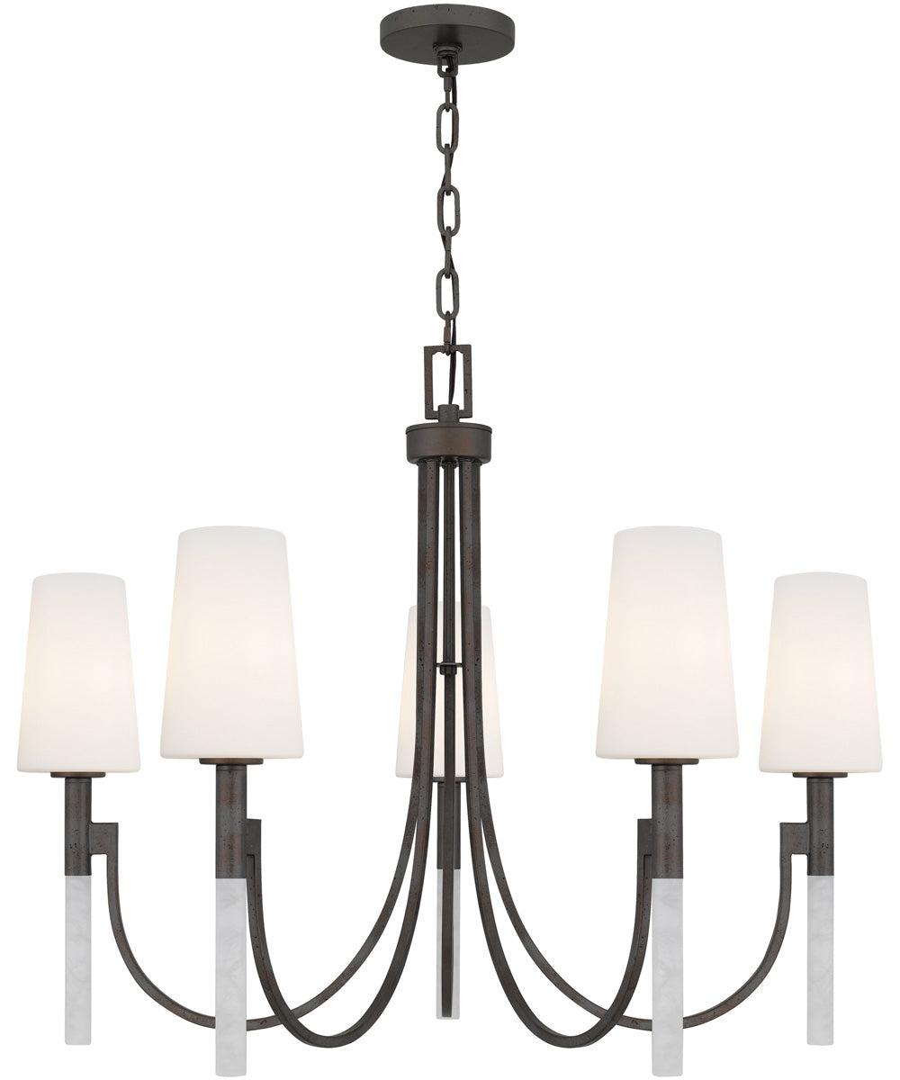 Eloura 5-light Chandelier Iron Gate