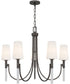 Eloura 5-light Chandelier Iron Gate