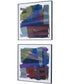 Vivacious Abstract Framed Prints, Set of 2