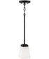 Baxley 1-Light Pendant Matte Black