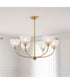 Whitecap 5-light Chandelier Brushed Gold