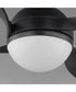 Bola 52 inch Indoor Fan w LED Light Kit Black