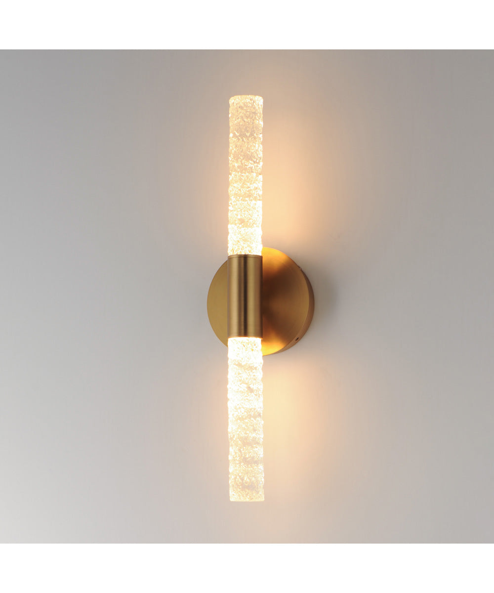 Duchess 2-Light Wall Sconce Natural Aged Brass