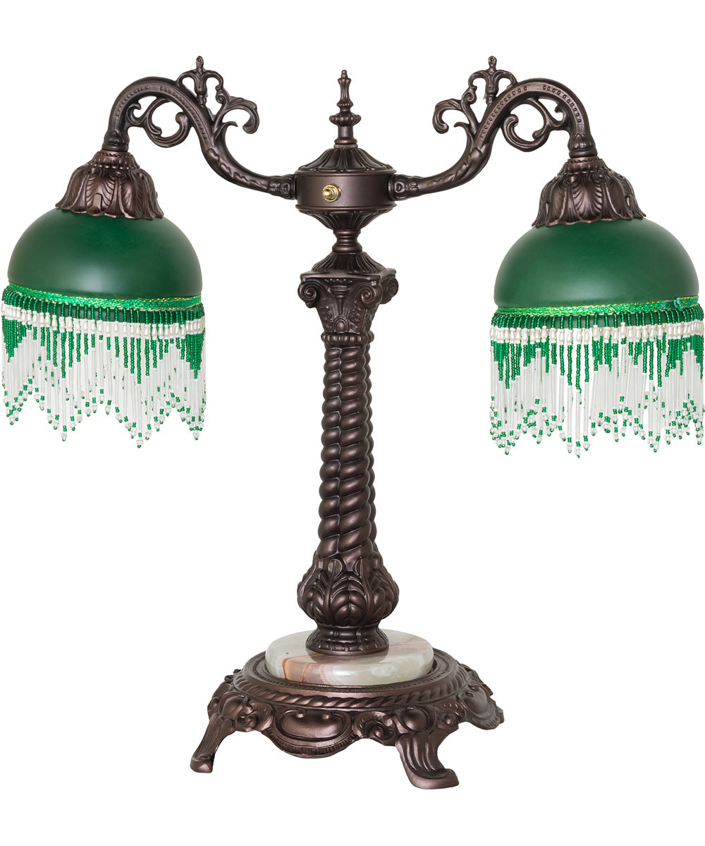 20" High Roussillon 2 Light Table Lamp