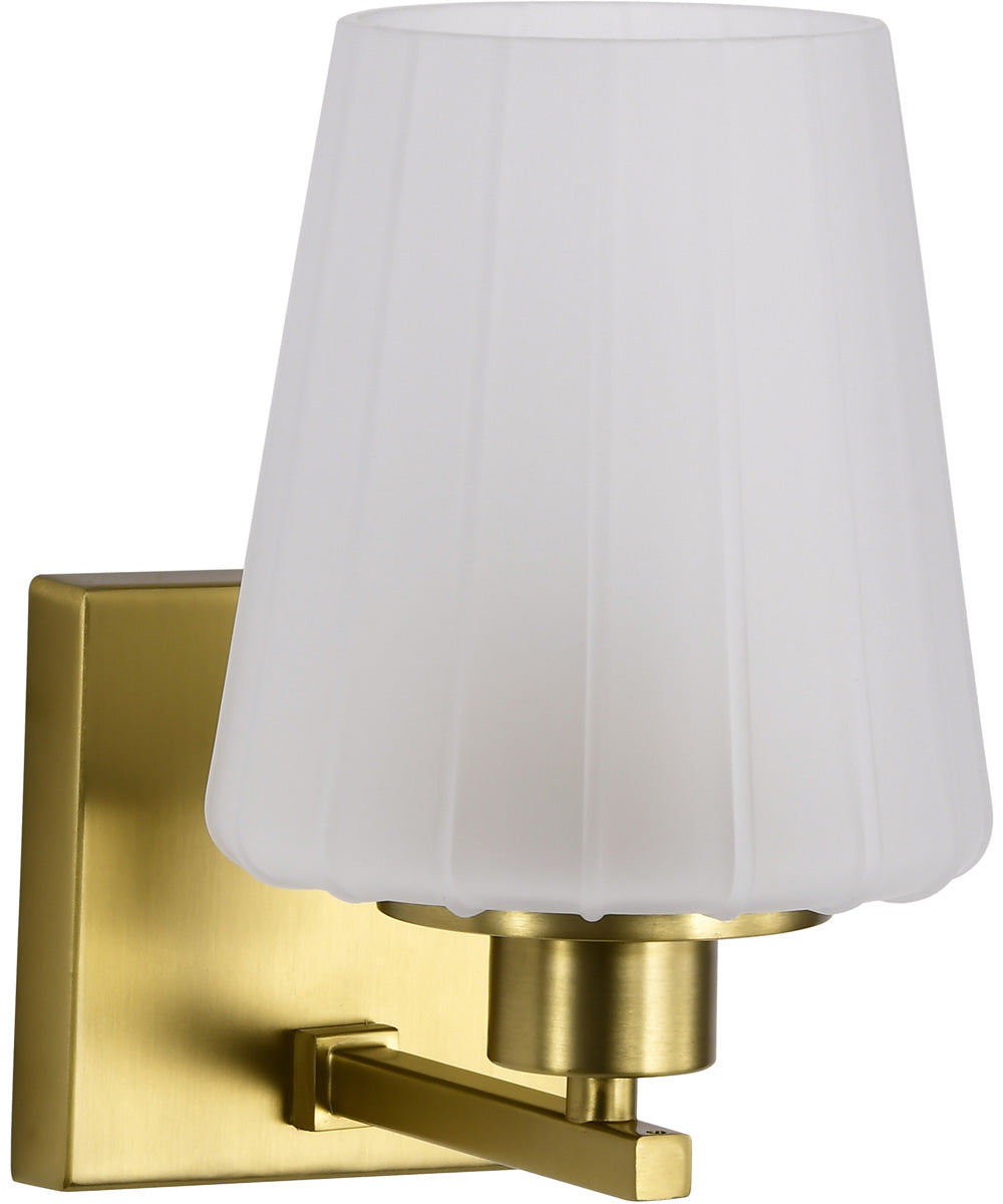 Lune 1-Light Vanity & Wall Vintage Brass