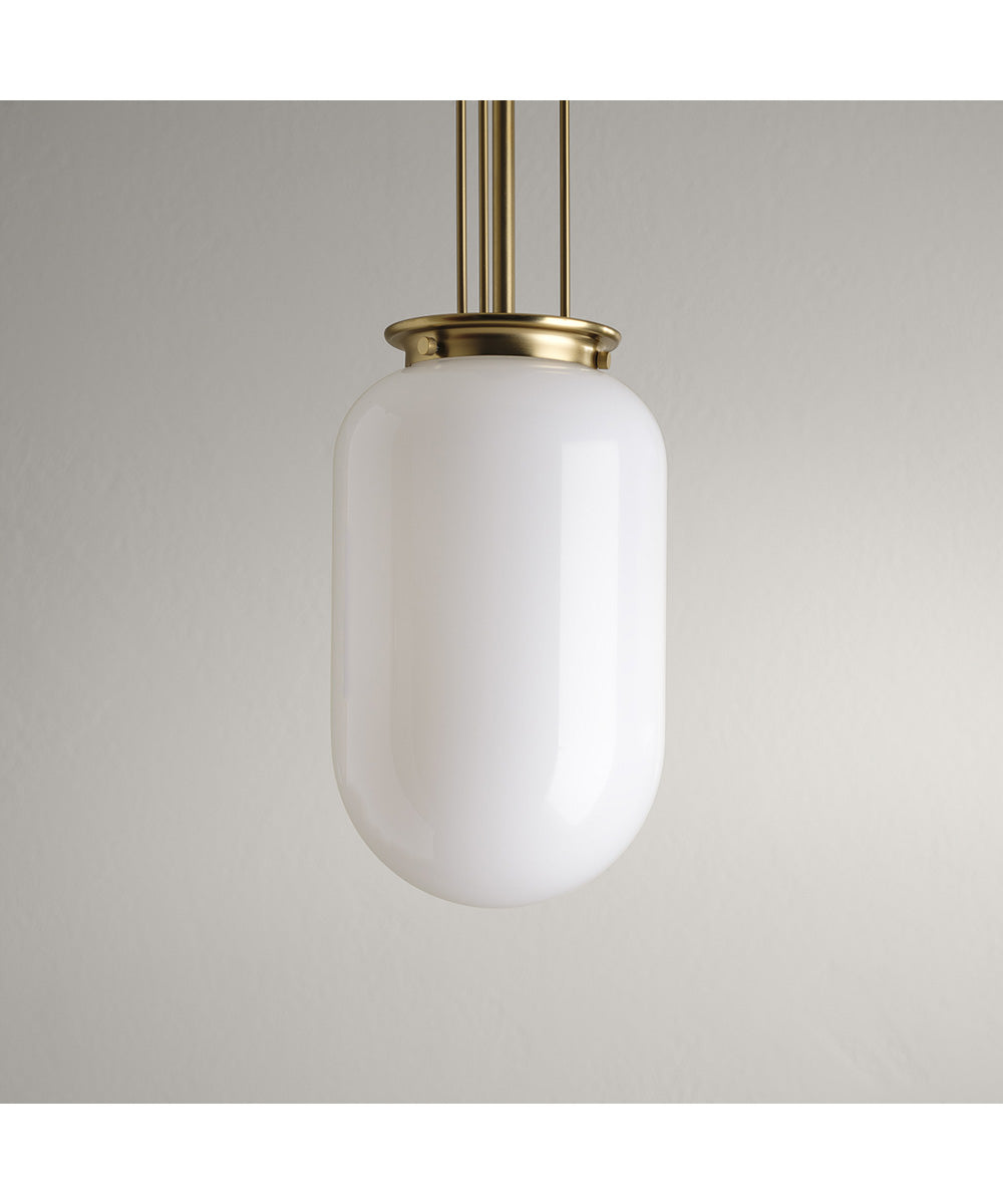 Alisse 1-Light Pendant Light Brushed Gold