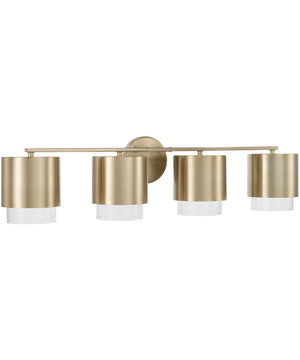 Weller 4-Light Vanity Matte Brass