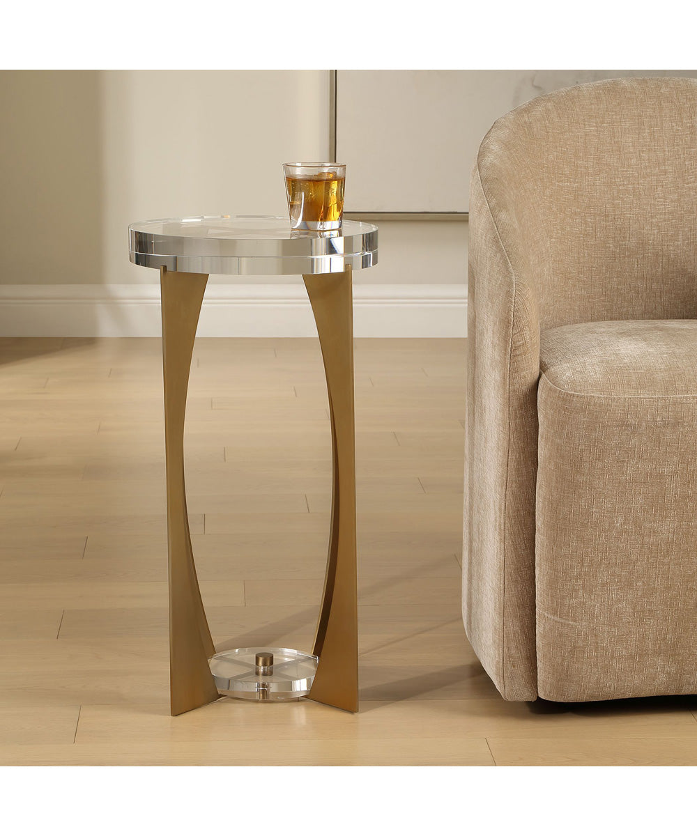Kolkata Brass Accent Table
