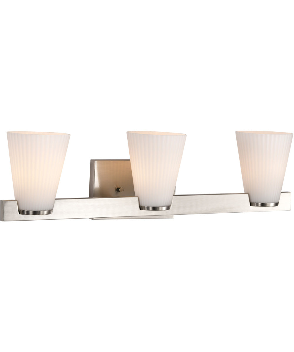 Royale 3-Light Vanity & Wall Brushed Nickel