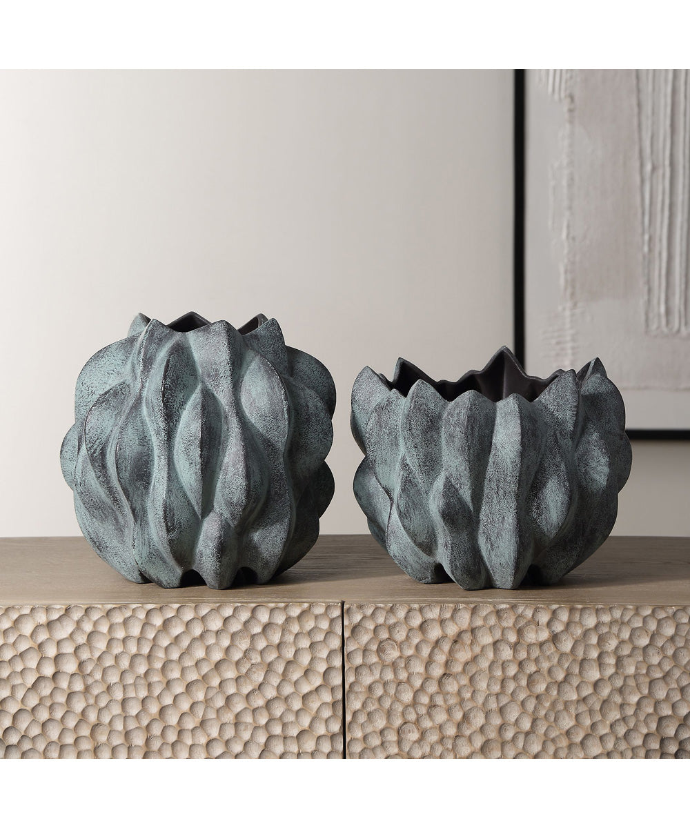 Verdant Bronze, Vases, Set of 2