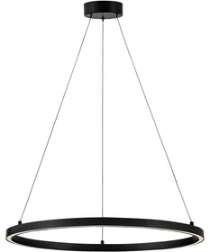 Kenna LED-Light Medium Single Tier in Black