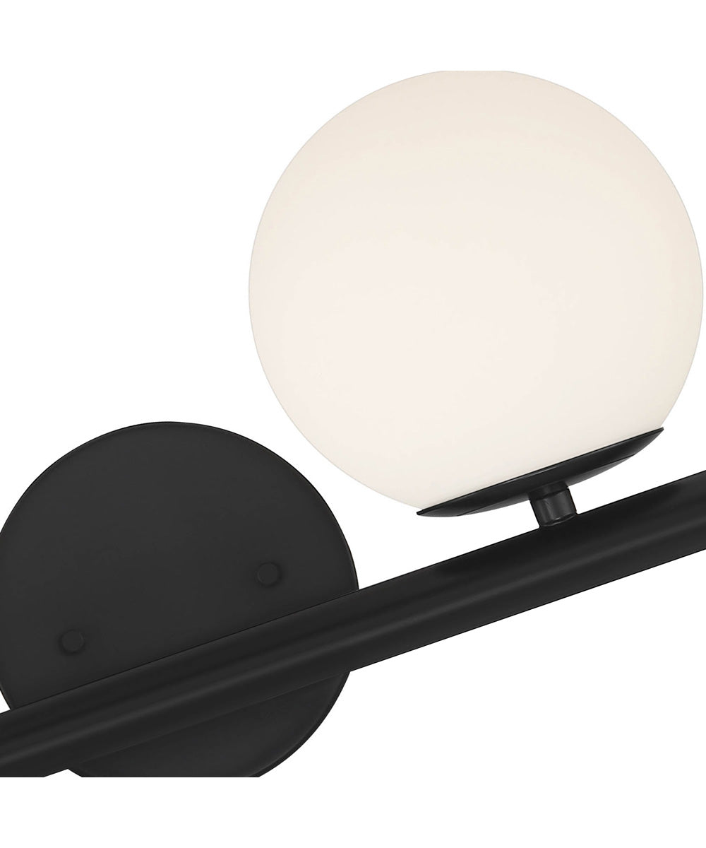 Crown Heights 2 Light Vanity Matte Black