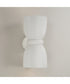 Mallory 2-Light Sconce Ceramic White