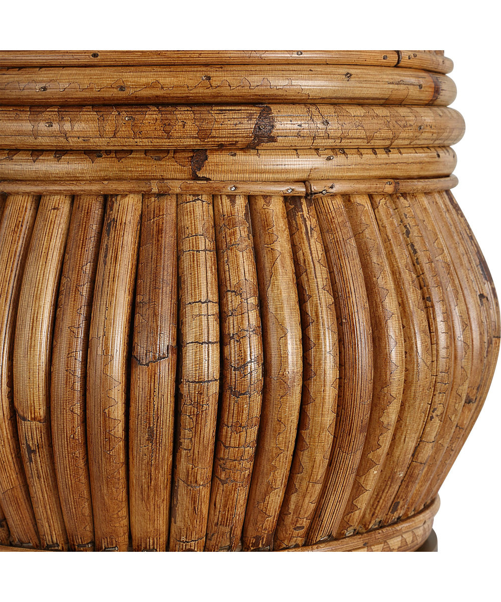 Reed Honey Rattan Table Lamp