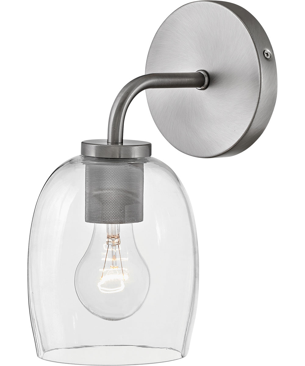 Percy 1-Light Medium Single Light Vanity in Antique Nickel