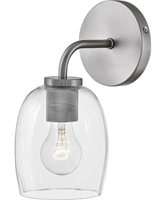 Percy 1-Light Medium Single Light Vanity in Antique Nickel