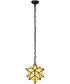 12" Wide Moravian Star Pendant