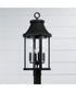 Bridger 4-Light Outdoor Post-Lantern Black
