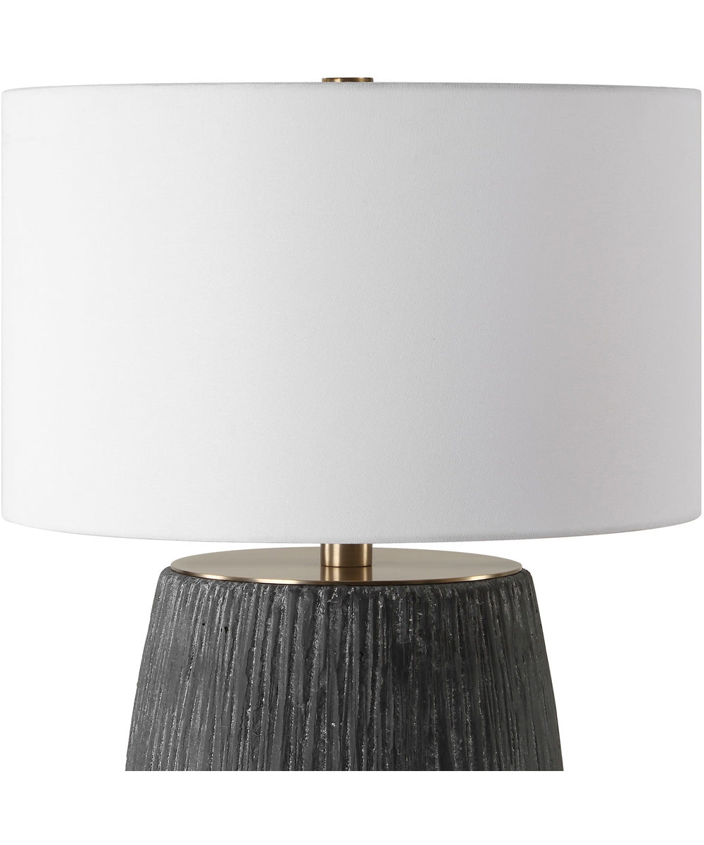 Americana Aged Black Table Lamp