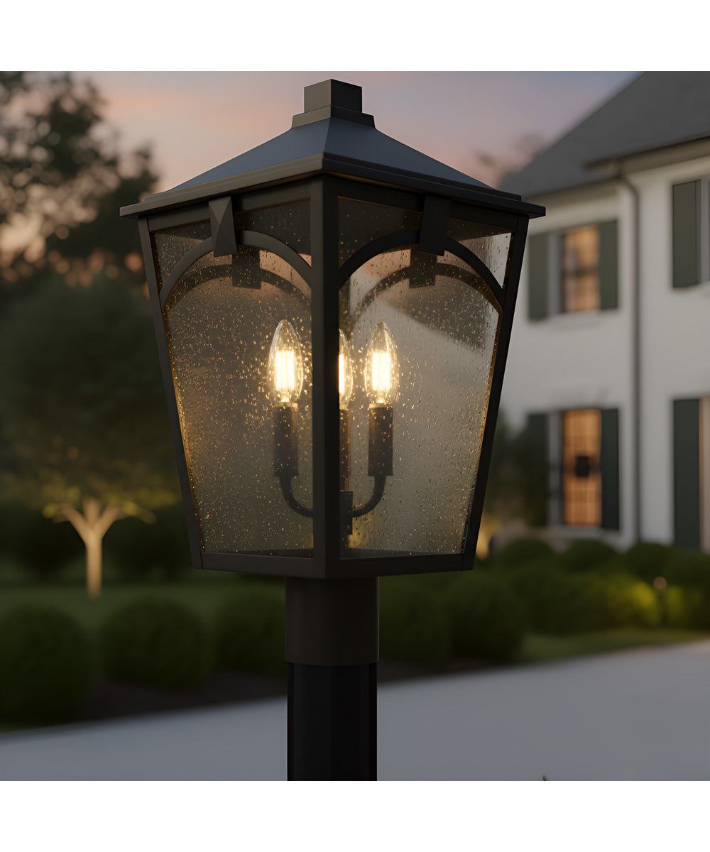 Jaxon 4-light Outdoor Post Light Western Bronze