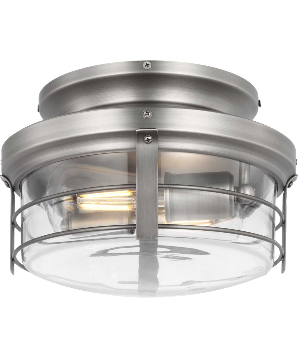 Springer II Rustic Light Kit for Ceiling Fan Antique Nickel