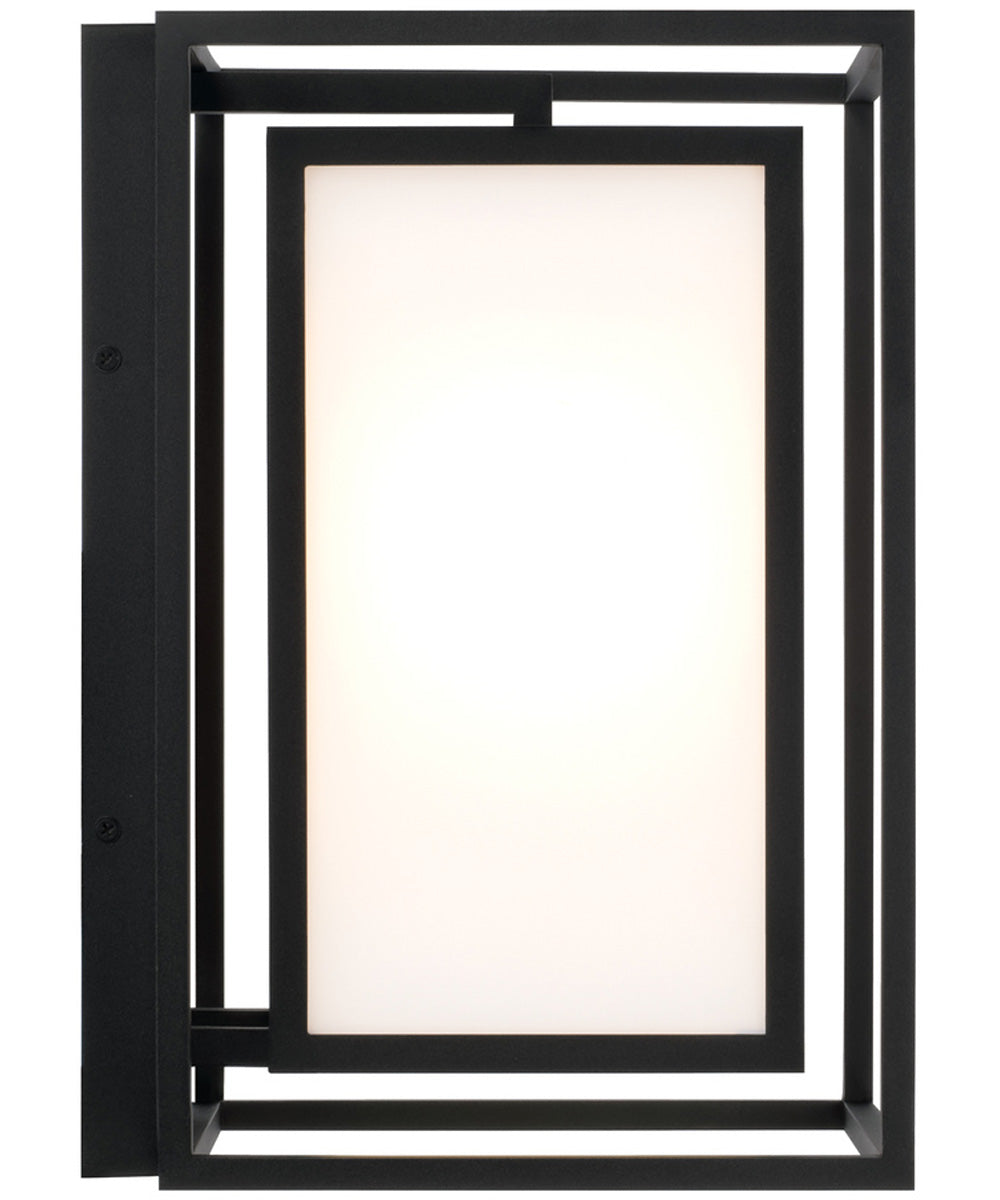 Aiden 1-Light Outdoor Wall-Lantern Black