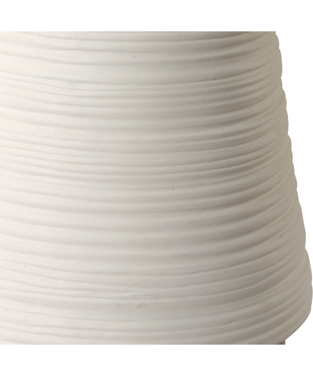 Ridgeline White Vases, Set of 2