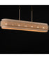 Seacliff 7 Light Linear Pendant Natural Aged Brass