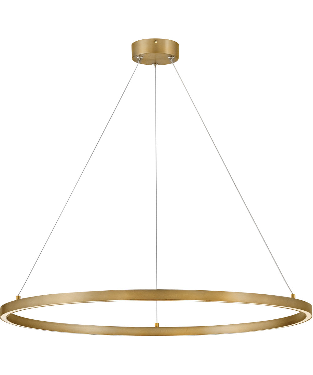 Kenna LED-Light Large Single Tier in Lacquered Brass